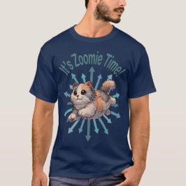 Det är Zoomie Tids Utspädd Sköldpadds Katt T Shirt