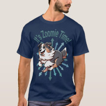 Det är Zoomie Time Australian shepherd