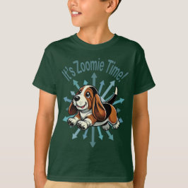 Det är Zoomie Time Basset Hound T Shirt