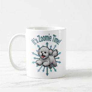Det är Zoomie Time Bichon Frise Kaffemugg