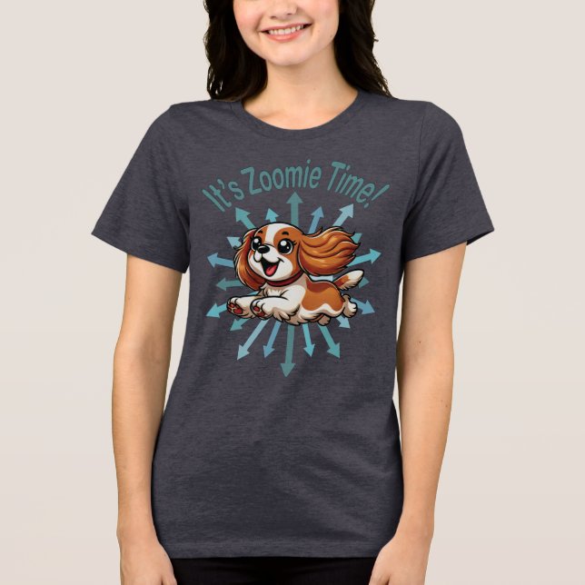 Det är Zoomie Time Cavalier Spain T Shirt (Framsida)