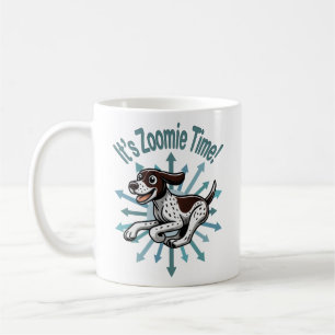 Det är Zoomie Time German Shorthar Pointer Kaffemugg