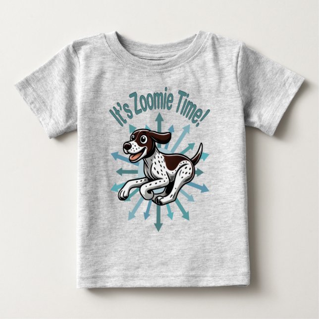 Det är Zoomie Time German Shorthar Pointer T Shirt (Framsida)