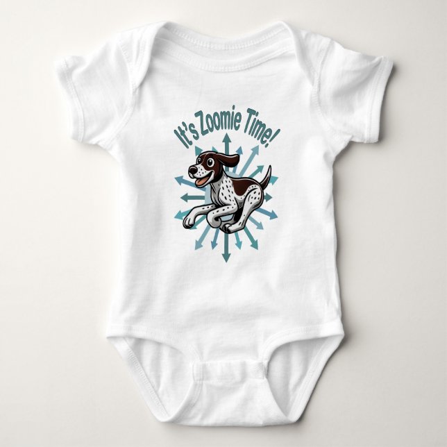 Det är Zoomie Time German Shorthar Pointer T Shirt (Framsida)