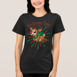 "Det är Zoomie Time! Julrenar T Shirt
