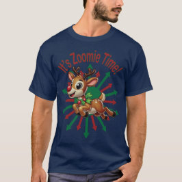 "Det är Zoomie Time! Julrenar T Shirt