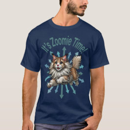 Det är Zoomie Time Maine Coon Cat T Shirt