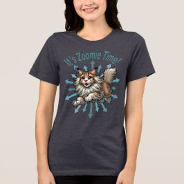 Det är Zoomie Time Maine Coon Cat T Shirt