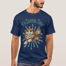 Det är Zoomie Time Norsk skogskatt T Shirt