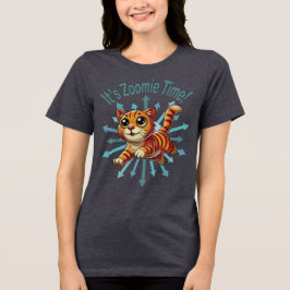 Det är Zoomie Time Orange Tabby katt T Shirt