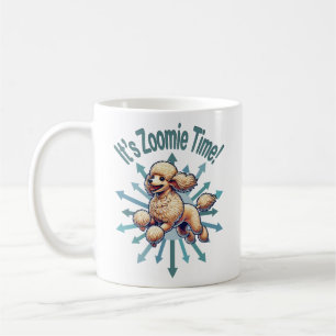 Det är Zoomie Time Pudel Kaffemugg