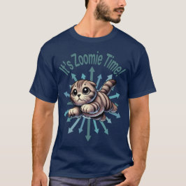 Det är Zoomie Time Scottish Fold Cat T Shirt