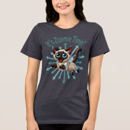 Det är Zoomie Time Siamese Cat T Shirt