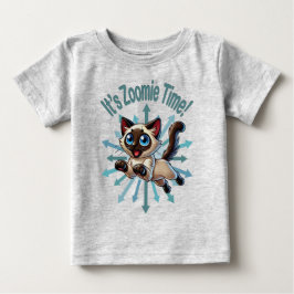 Det är Zoomie Time Siamese Katt T Shirt