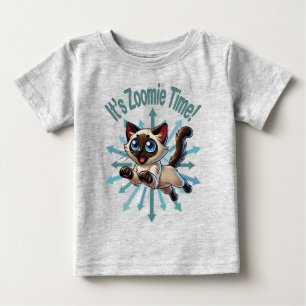 Det är Zoomie Time Siamese Katt T Shirt