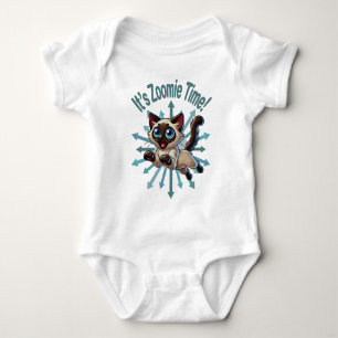 Det är Zoomie Time Siameser Katt T Shirt