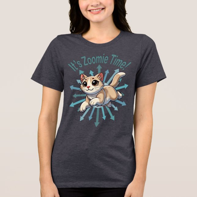 Det är zoomtid för en bikolor. t shirt (Framsida)