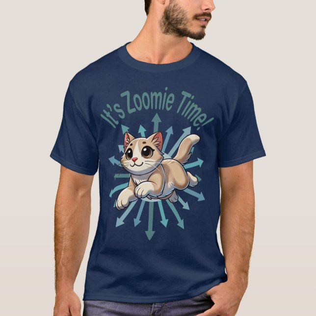 Det är zoomtid för en bikolor. t shirt (Framsida)