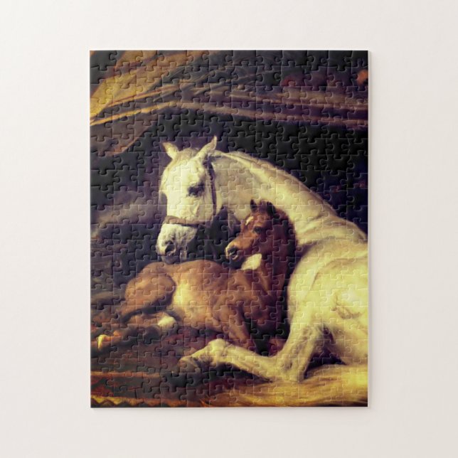 Det arabiska tältet av Landseer Pussel (Vertikal)