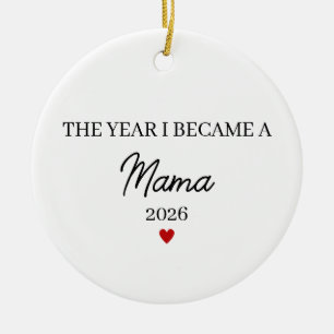 Det året jag blev mamma, Första gången mamma Julgransprydnad Keramik