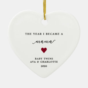 Det året jag blev mamma presentornament julgransprydnad keramik