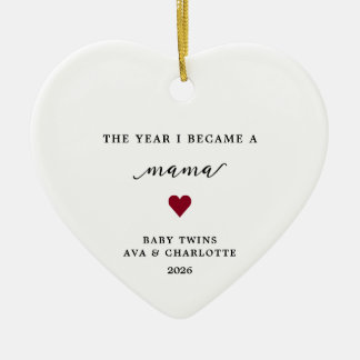 Det året jag blev mamma presentornament julgransprydnad keramik