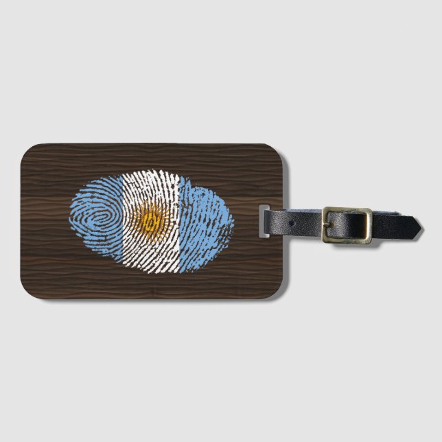 Det argentinska handlag identifierar med bagagebricka (Framsida horisontal)