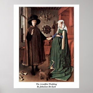 Det Arnolfini bröllop av Johannes De Eyck Poster