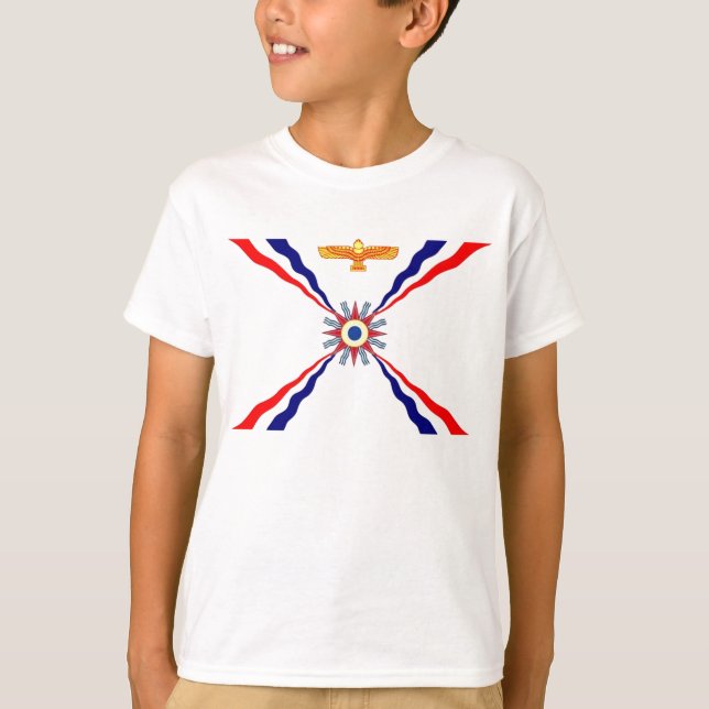 Det assyriska ChaldeanSyriac lagret Tee Shirt (Framsida)