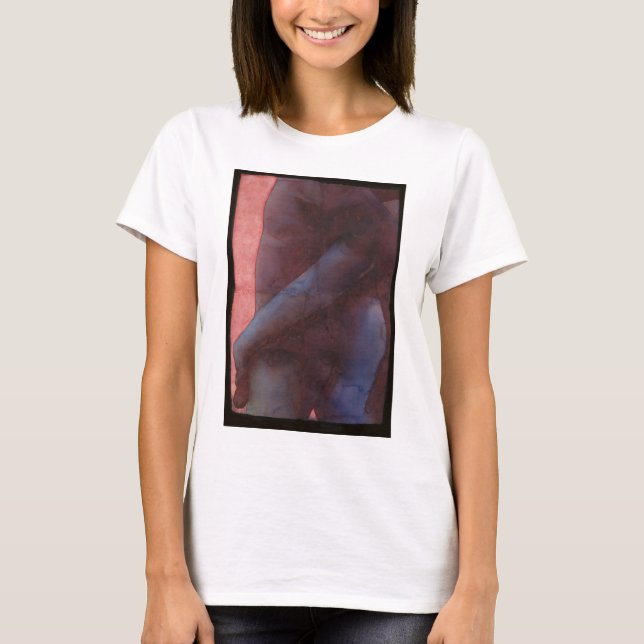 Det att långsamt bli arg två tee shirt (Framsida)