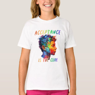 Det autistiska spektrumaccepterandet är lösningen t shirt