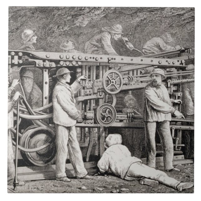 Det avancerade gallerit på den franska sidan av kakelplatta (Framsidan)