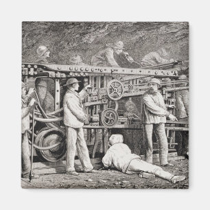 Det avancerade gallerit på den franska sidan av magnet
