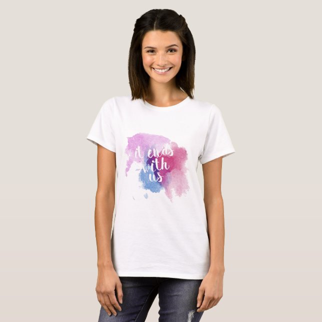 Det avslutar med oss tee shirt (Hel framsida)