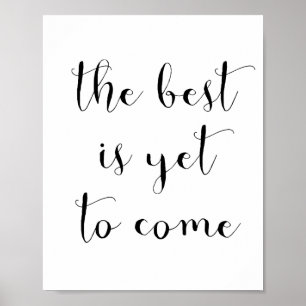 Det bäst är ännu att komma affischen poster