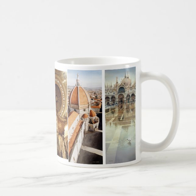 Det bäst av muggen för italienvattenfärgkonst kaffemugg (Höger)