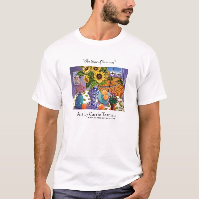 Det bäst av sommartshirten t-shirt (Framsida)