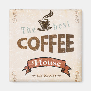 Det bäst kaffehuset magnet