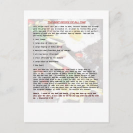 Det bäst recept allra Time - gospelområde Vykort