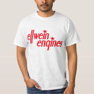 Det bäst värderar i bära för Ellwein motorlogo T-shirt