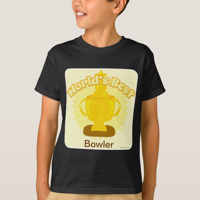 Det bästa Anpassadet Trophy Kopp Design Tee Shirt (Framsida)