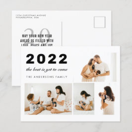 Det bästa är ännu för Kom nya året 4 Photo Helgdag Vykort