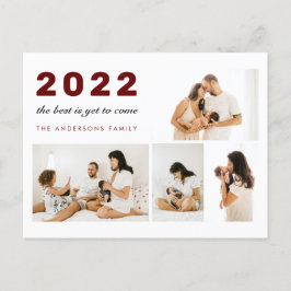 Det bästa är ännu för Kom nya året 4 Photo Helgdag Vykort