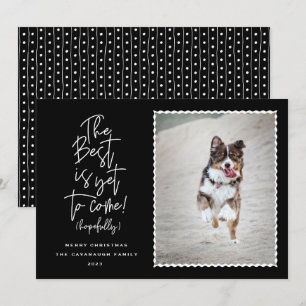 Det bästa är ännu för Kom Photo Helgdag Card Julkort