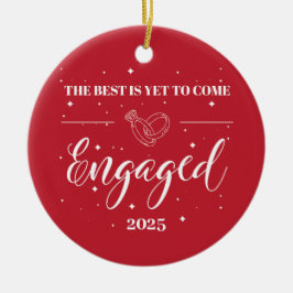 Det bästa är ännu för Komen - 2025-års personlighe Julgransprydnad Keramik