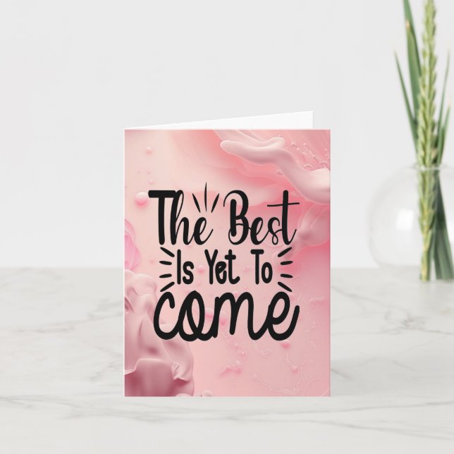 Det bästa är ännu för Komen Kort (Framsida)