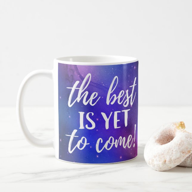 Det bästa är ännu för Komens positiva offert Kaffemugg (Med munk)