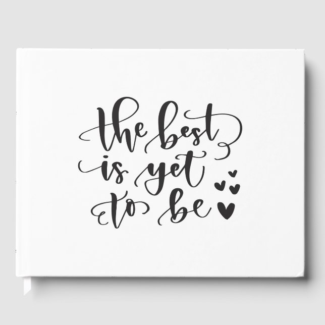 Det Bästa Är Ännu Inte Vara Gästbok (Framsida)