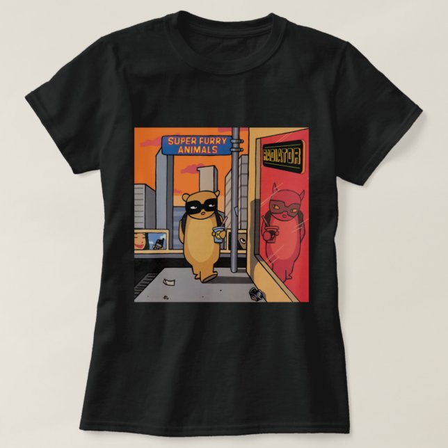 Det bästa av Bild Rock musik Band Cute Gruff T Shirt (Design framsida)