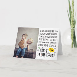 Det bästa Baby-platterkortet för Fars dag med Papp Inbjudan